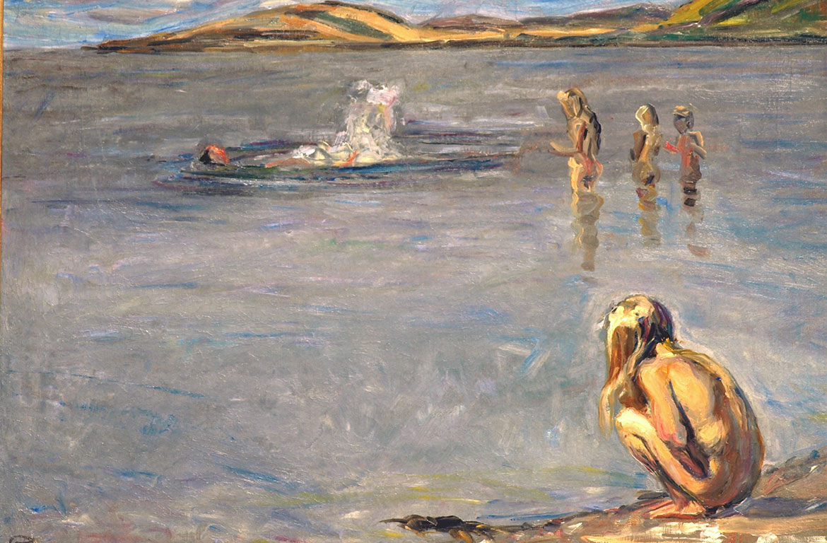 Fritz Syberg, The Children Bathing, 1908. Faaborg Museum.