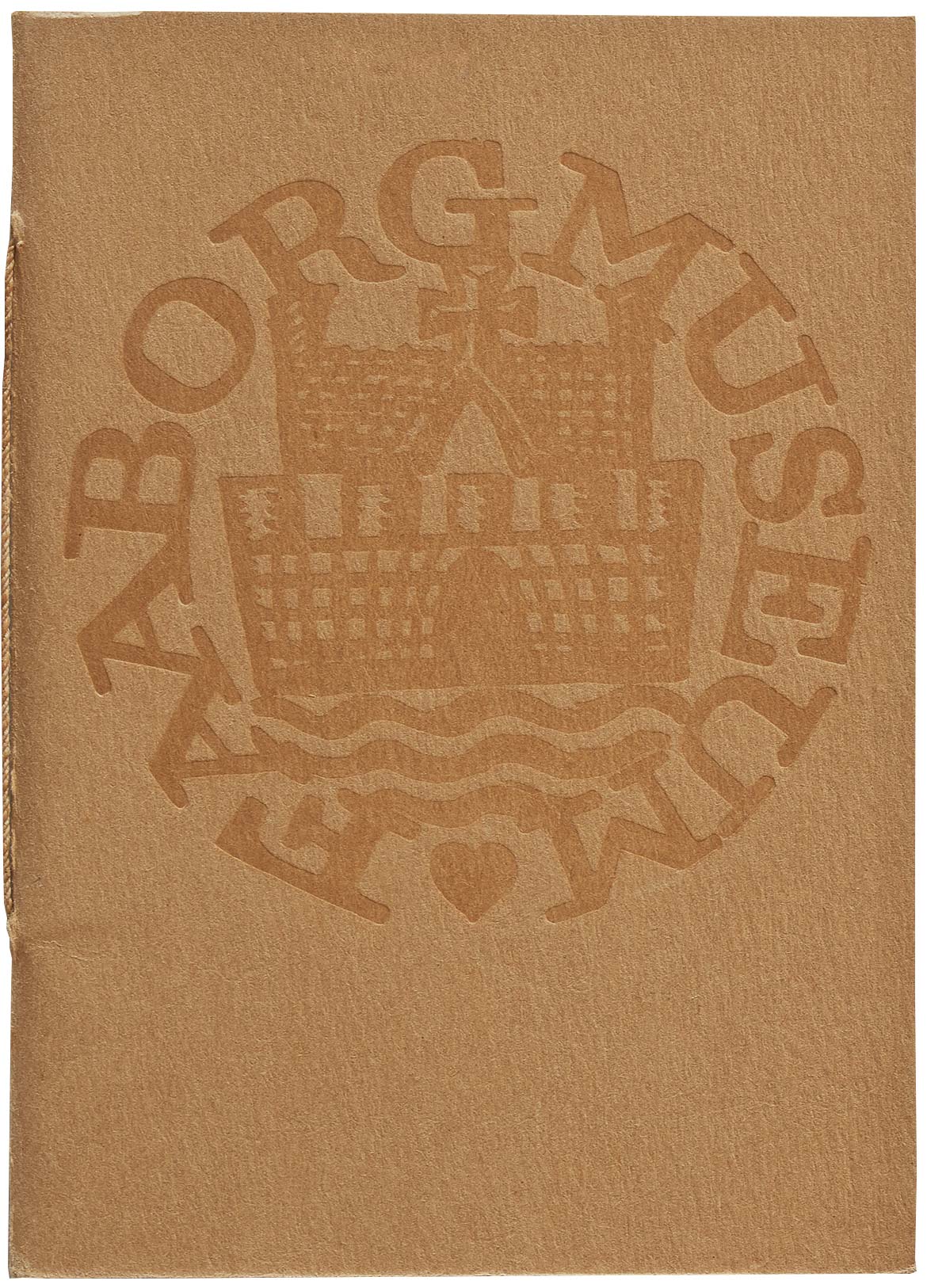 Faaborg Museum’s logo on the cover of the first edition of the museum catalogue by Knud V. Engelhardt, 1916.
